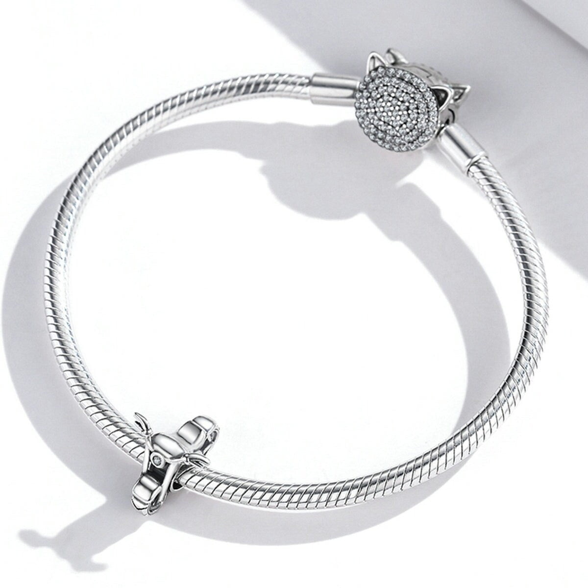Ultimate Sterling Silver Motorcycle Charm - Premium Jewelry for Adventure Lovers
