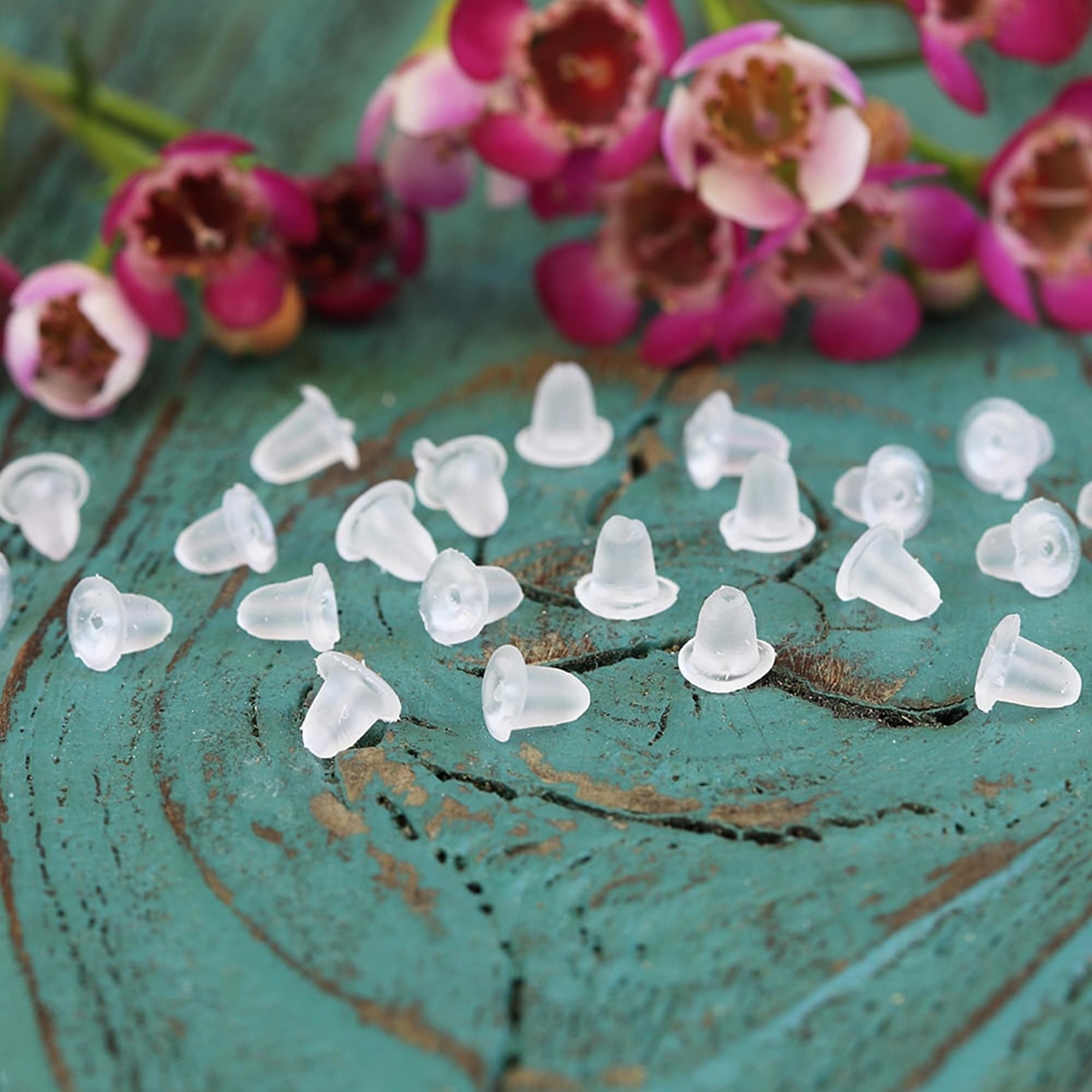 Premium 20-Pack Silicone Earring Backs: Ultimate Comfort & Security