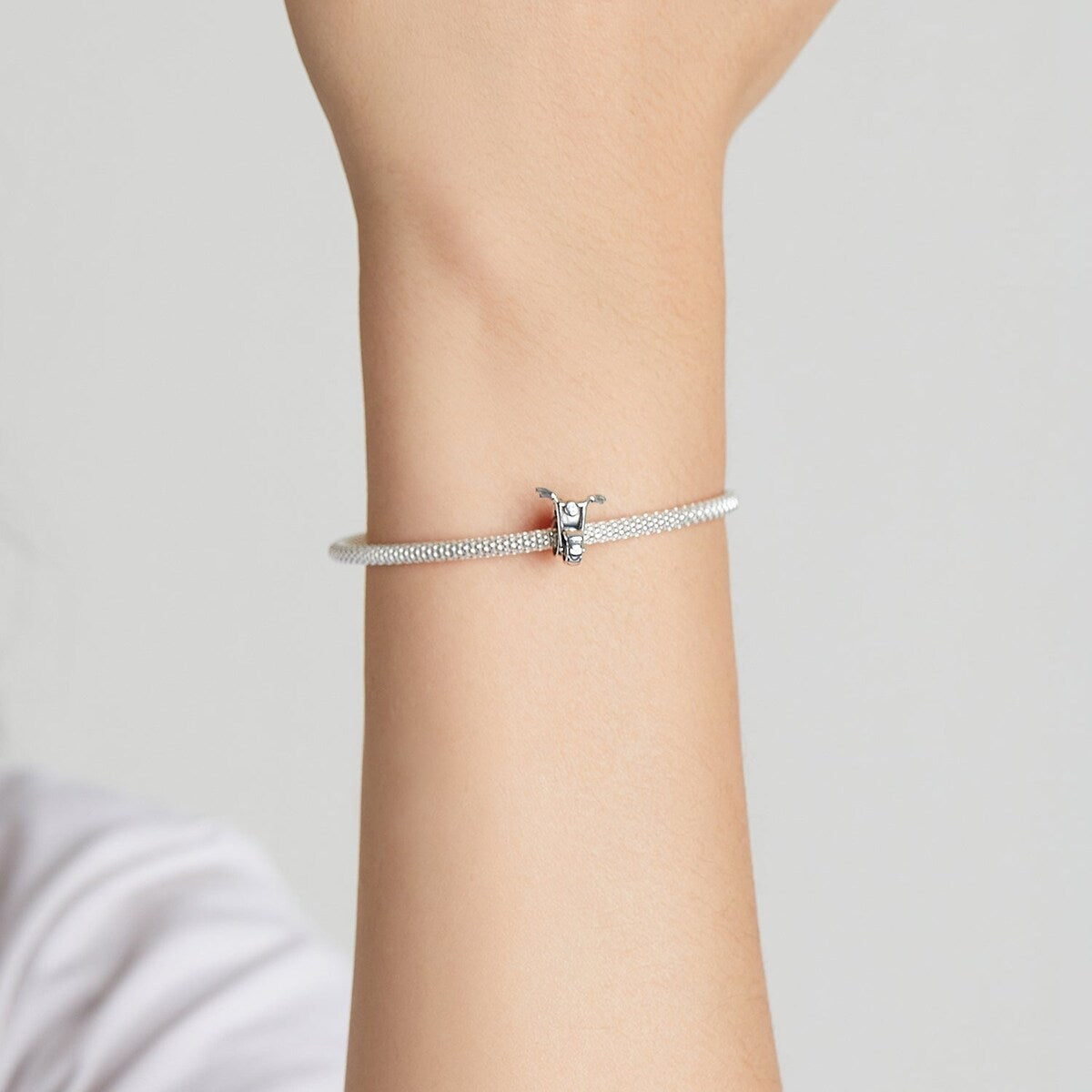 Ultimate Sterling Silver Motorcycle Charm - Premium Jewelry for Adventure Lovers