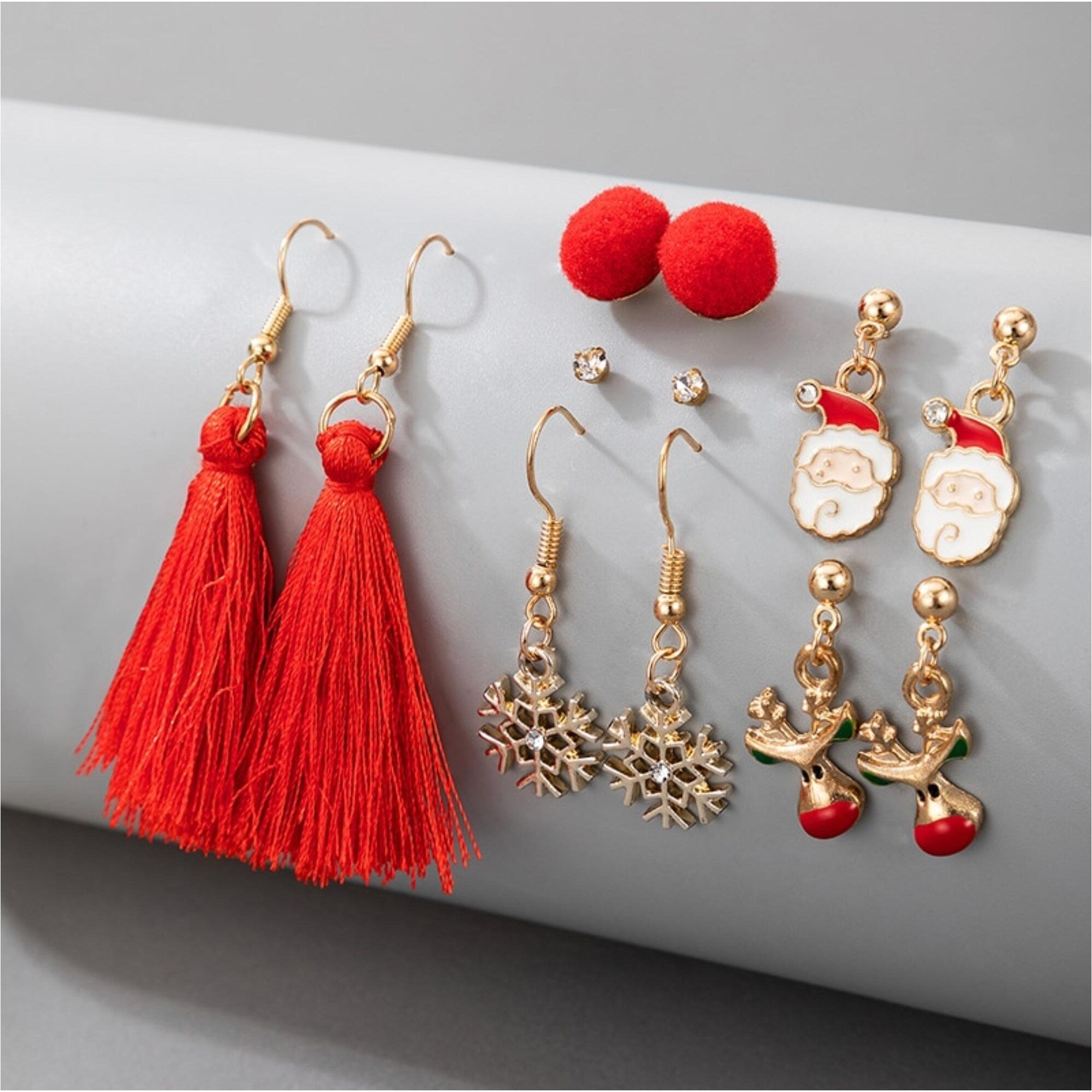 Ultimate Festive 6-Pair Holiday Earring Set