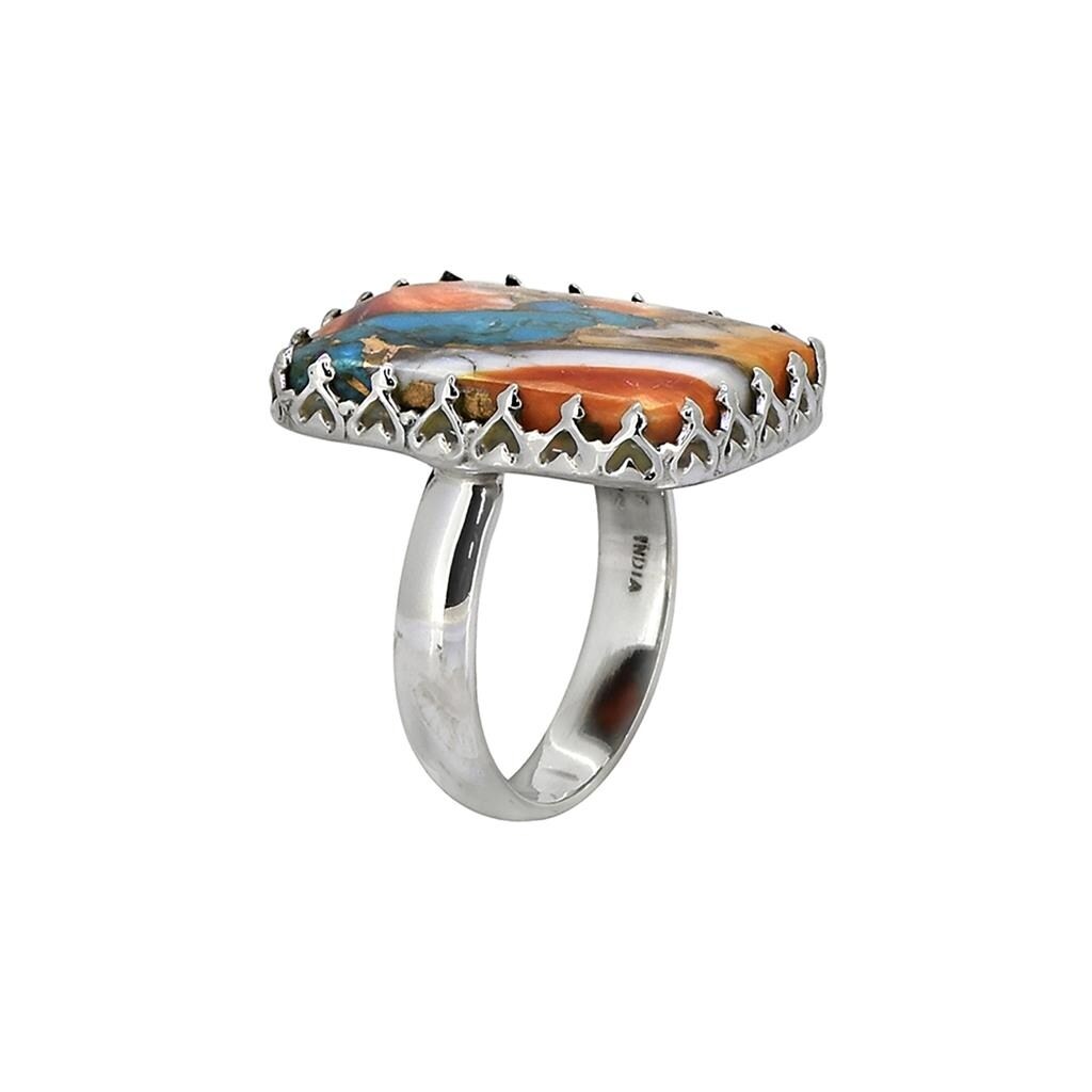 Premium YS Gems Sterling Silver Multicolor Turquoise Ring - Ultimate Protection & Style