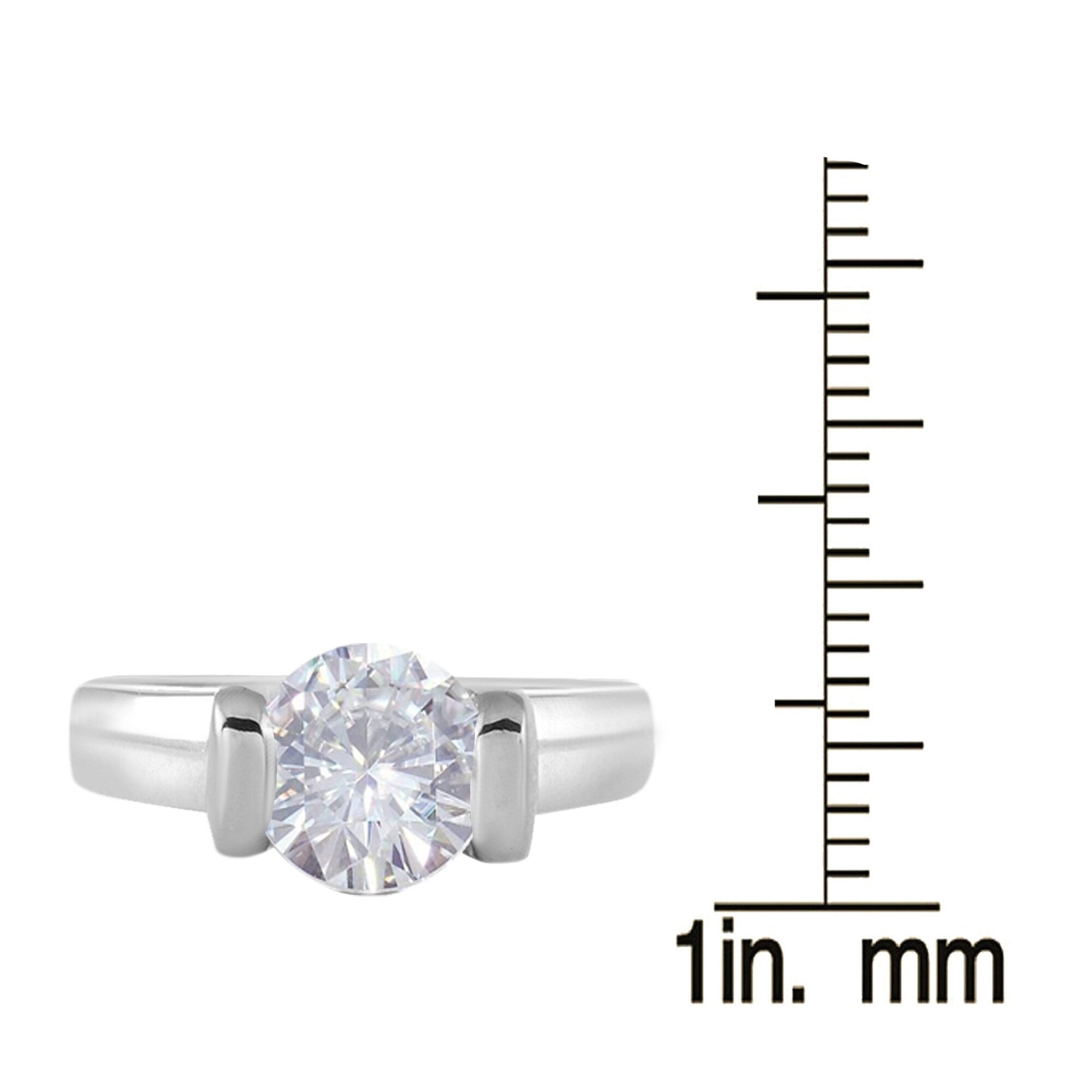 Premium V3 Sterling Silver Round Moissanite Solitaire Ring – Ultimate Sparkle & Elegance