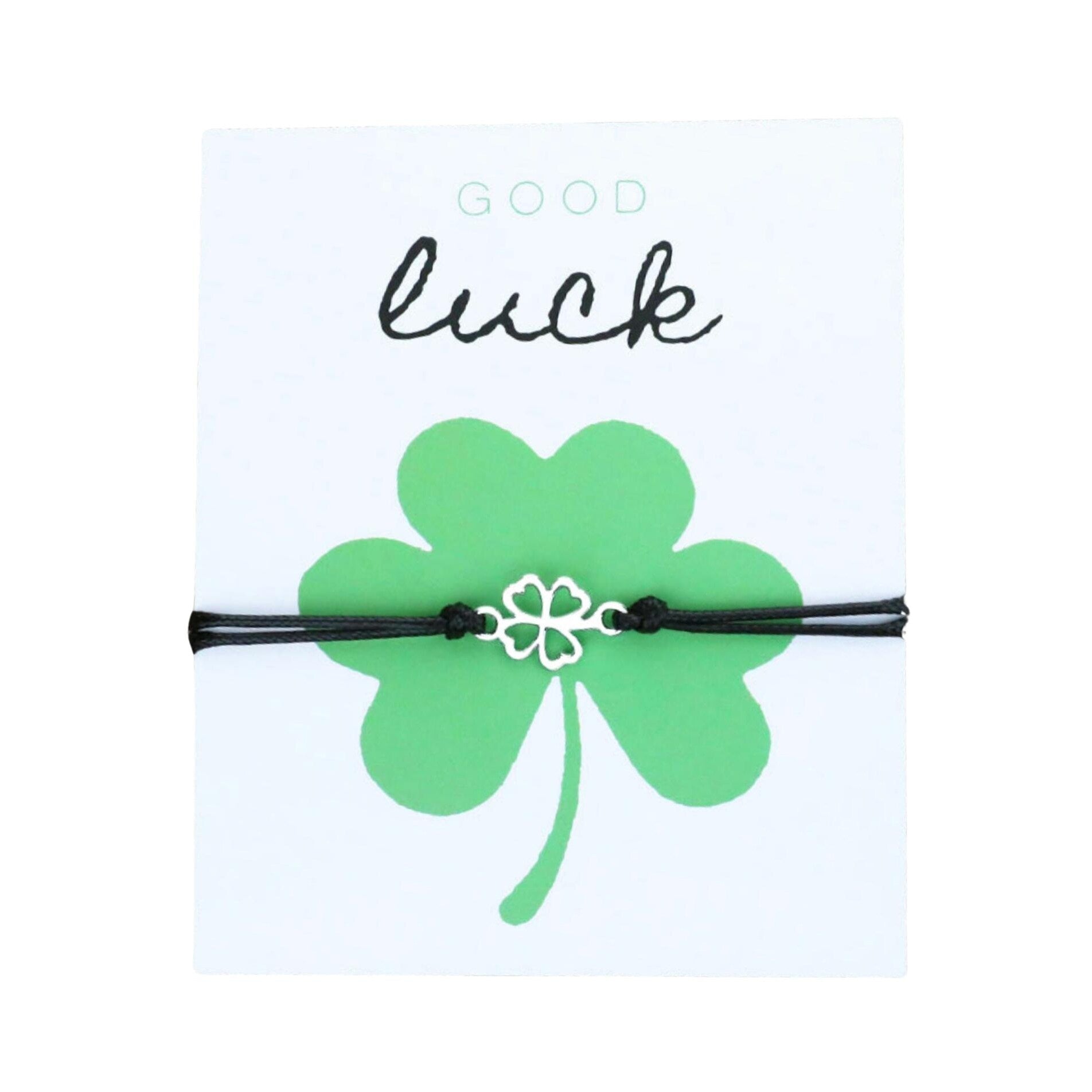Premium Silvertone Lucky Clover Adjustable Bracelet - Ultimate Symbol of Fortune